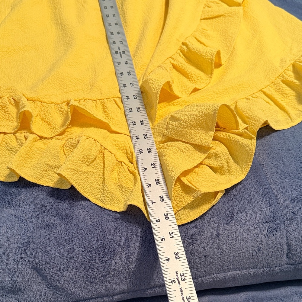 Yellow Ruffled Romper - Picture 4 of 8